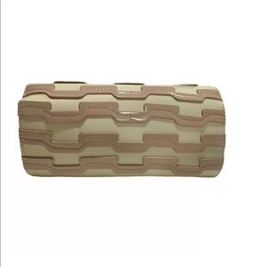 Sondra Roberts Beige Nude  Clutch Handbag New With Tags